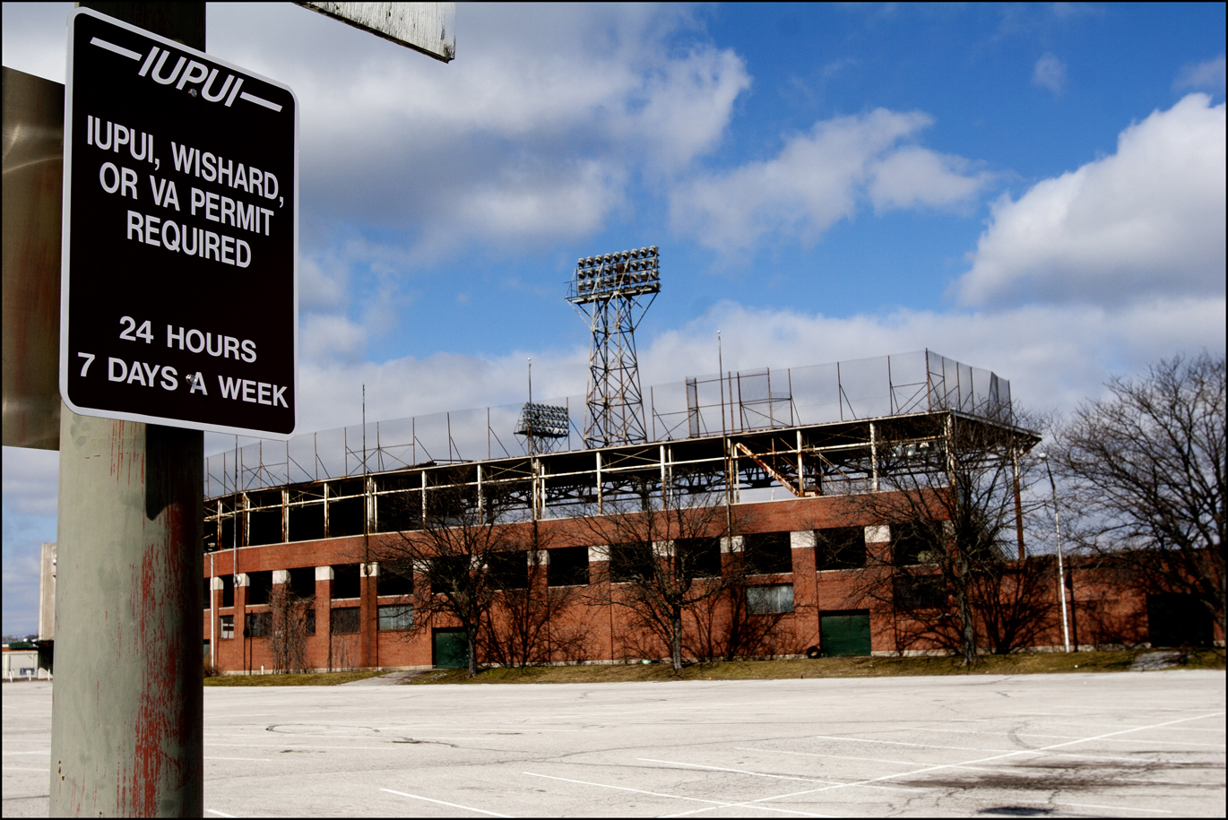 IUPUI Parking lot 2012 : Bush Stadium 2012 : BILL FOLEY 