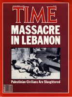 Time Magazine Cover, Massacre of Palestinians in Beirut 1982. - © 2023 Bill Foley. All Rights Reserved.