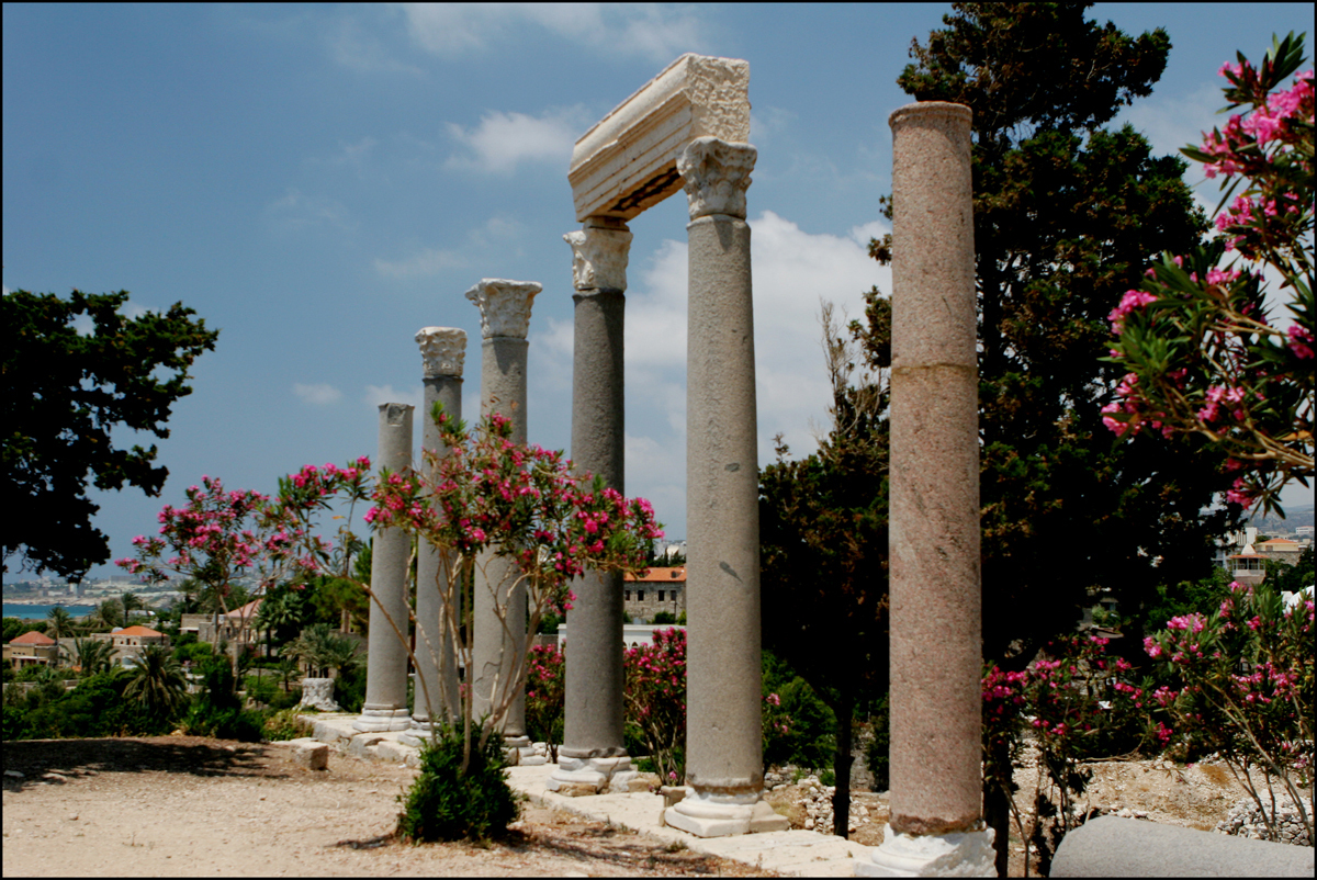 Roman Ruins, Byblos, Lebanon 2008 : Lebanon 1981-2008 : BILL FOLEY 