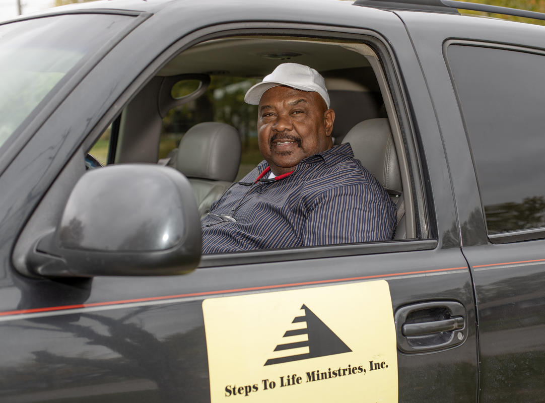 Rufus Brown, in Recovery, Steps to Life Ministries, Inc. Indianapolis : FIX Heartbreak and Hope inside Indiana's opioid crisis-Portraits of Recovery : BILL FOLEY 
