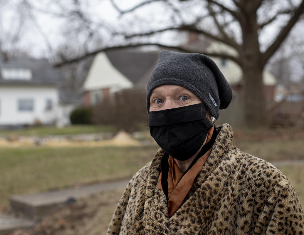 On a walk : Portraits in a Pandemic-Masks on! : BILL FOLEY 