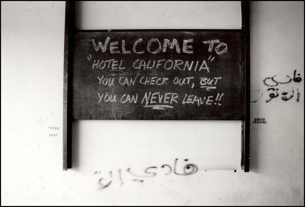 A year later in the Marine Public affairs office at Beirut airport. October 23, 1984. : 40 Years After Attack on US Marines : BILL FOLEY 