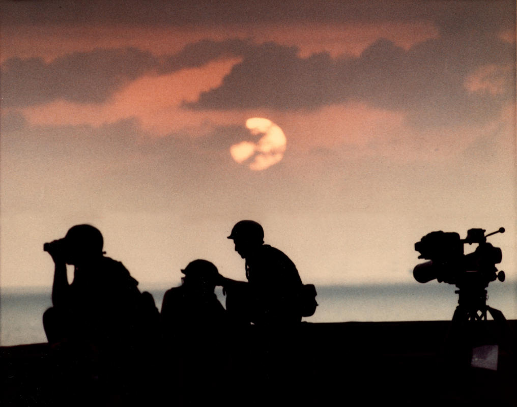 Marines observe from top of BLT September 1983. : 40 Years After Attack on US Marines : BILL FOLEY 