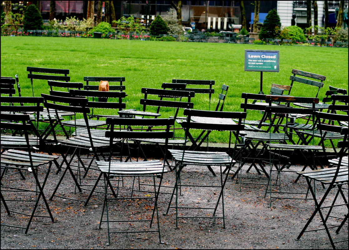 Lawn Closed : Postcards : BILL FOLEY 